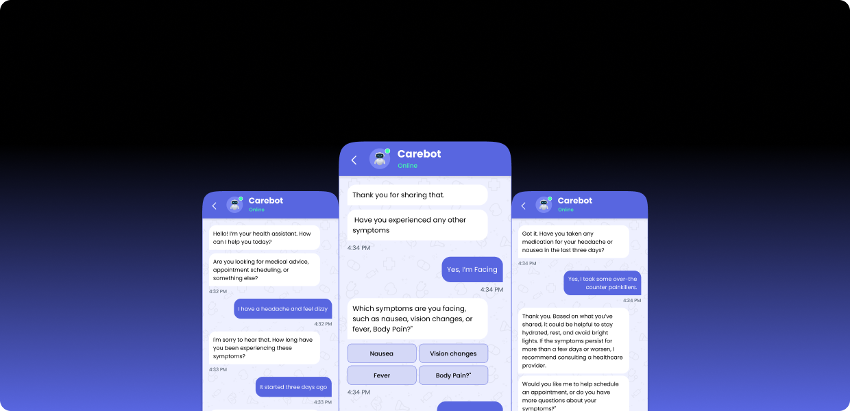 AI Carebot: Healthcare Chatbot